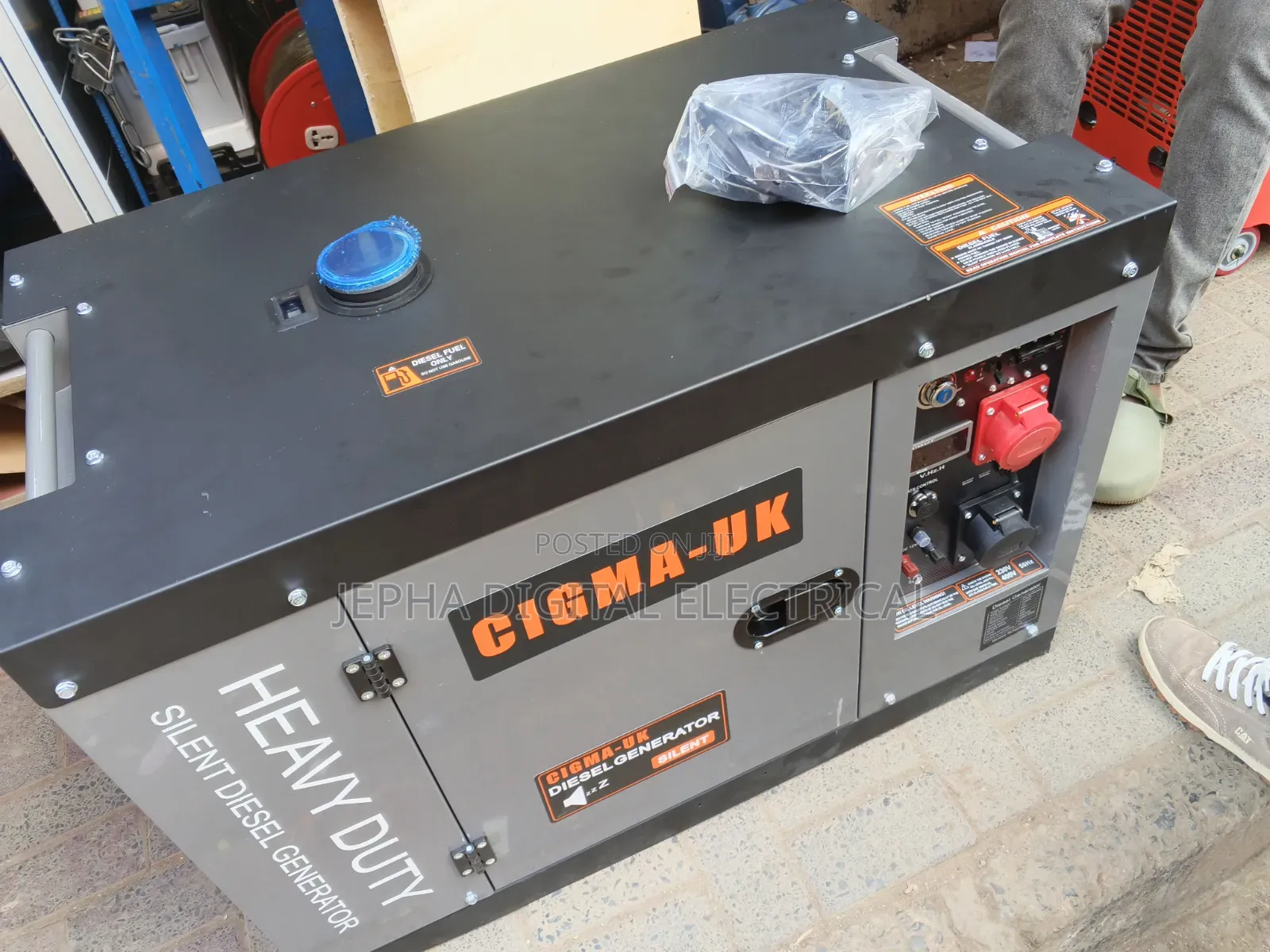 Approved Cigma Uk 15kva Generator Machine