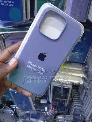 iPhone 16 Pro Silicone Case Packaged in a Transparent Retail Box