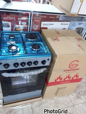 Eurochef 3 Gas + 1 Electric Cooker With Oven