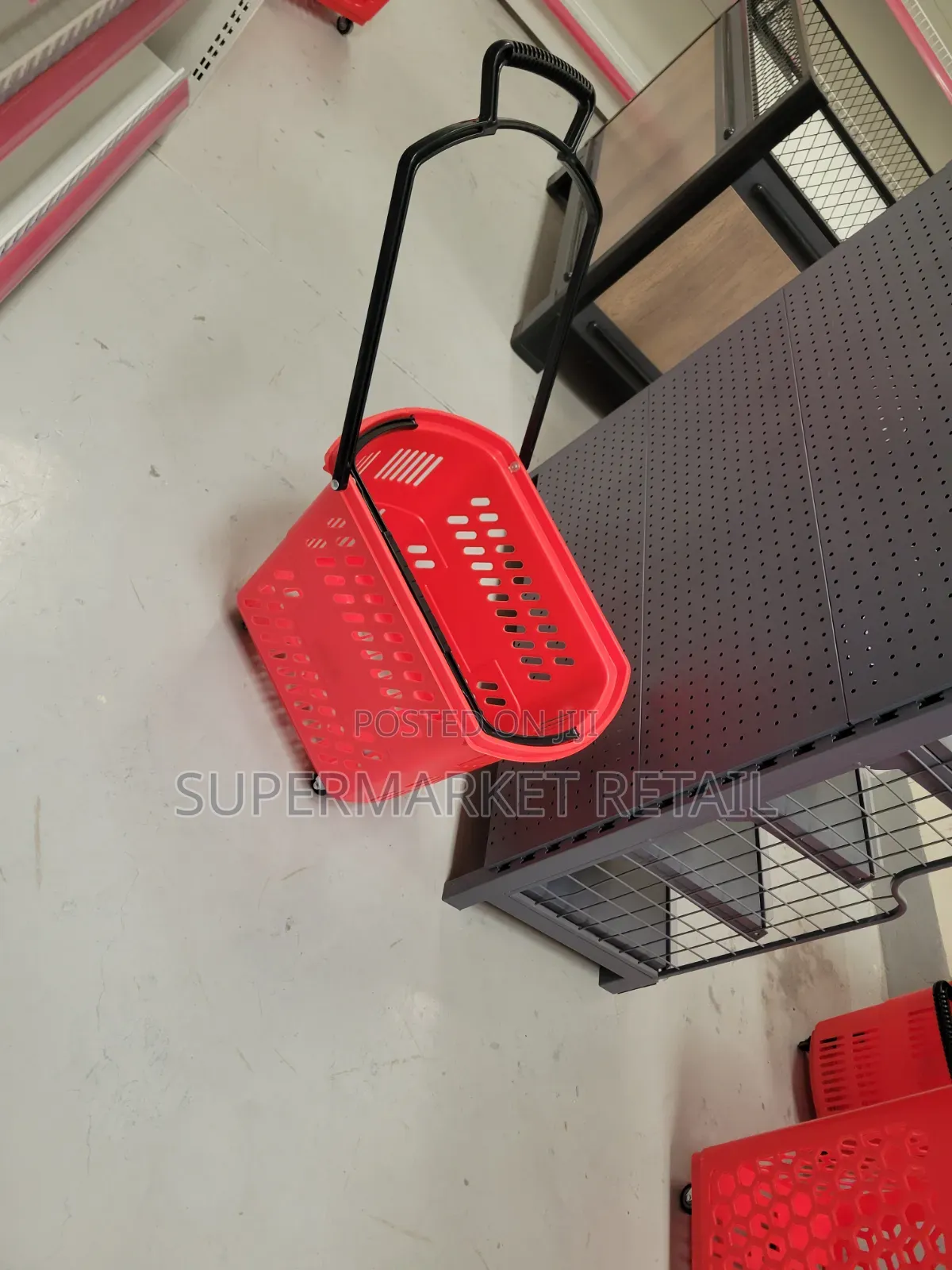 Premium Supermarket Plastic Trolleys