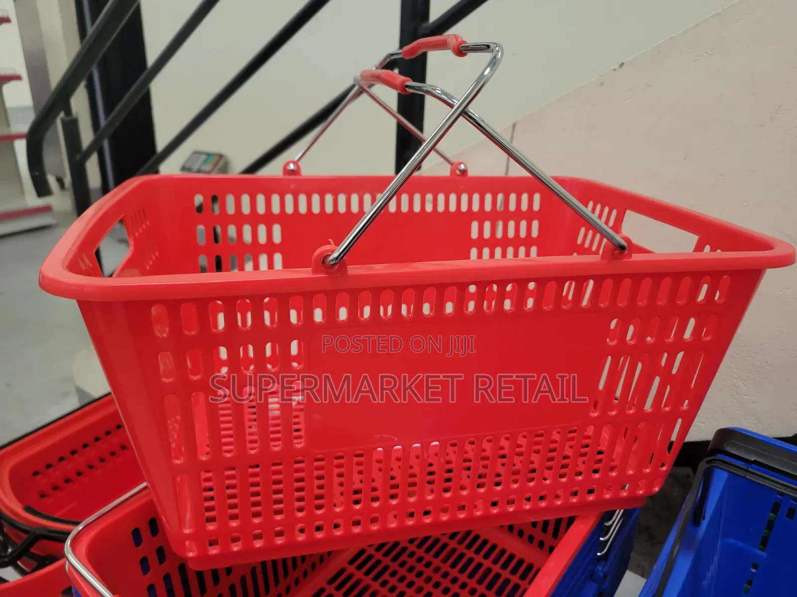 Shopping Baskets—Metal Handle