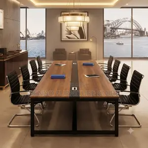 Boardroom Table; 240CM Wooden Conference Staff Meeting Table