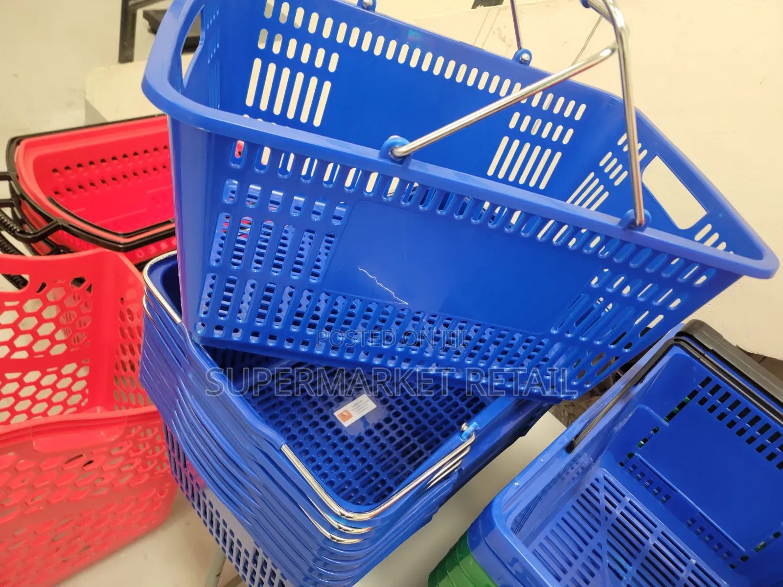 Shopping Baskets—Metal Handle