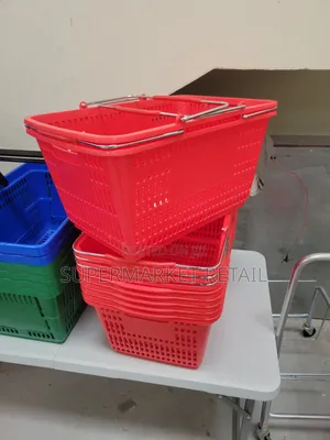 Durable Supermarket Shopping Baskets