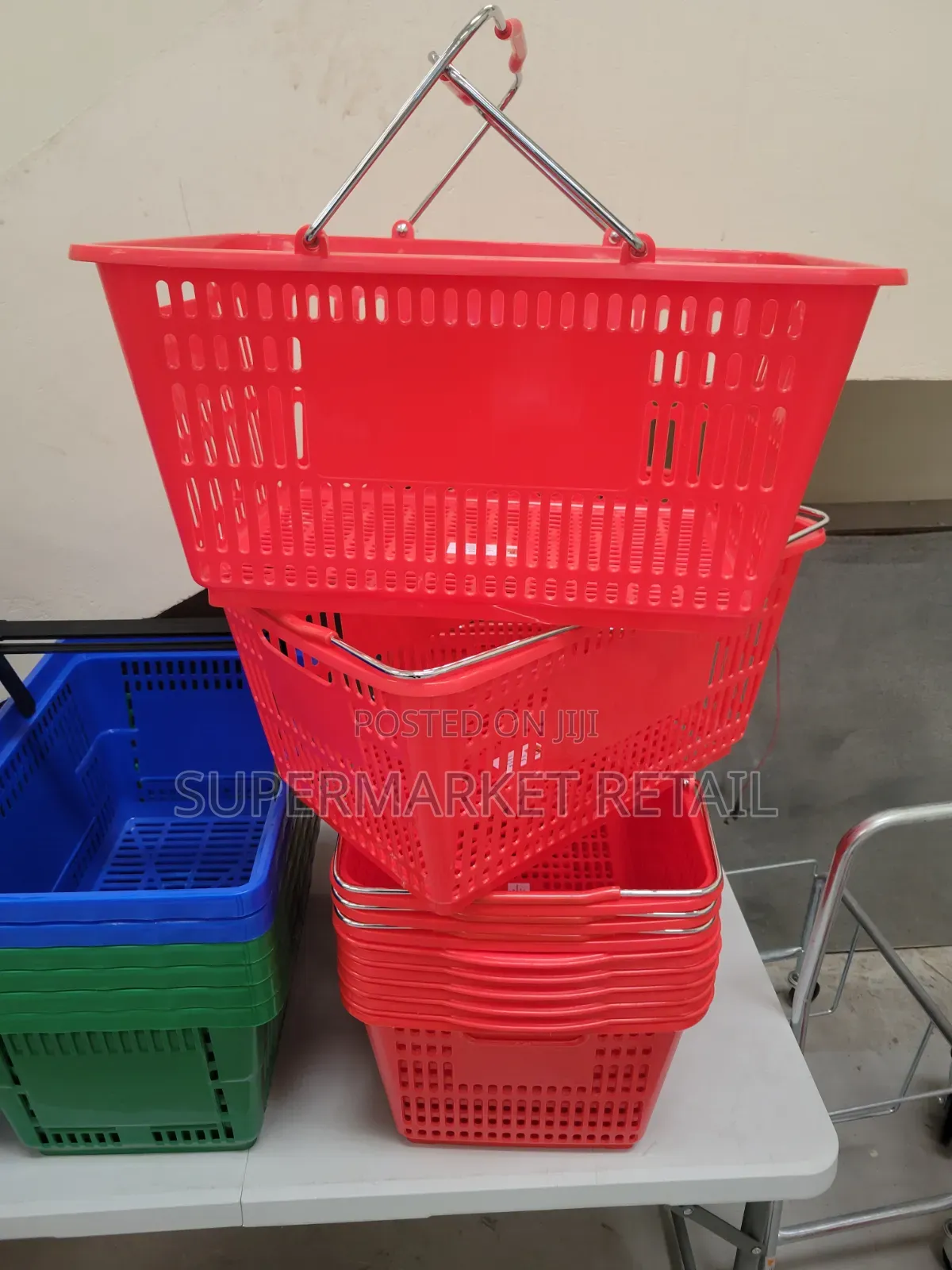 Durable Supermarket Shopping Baskets