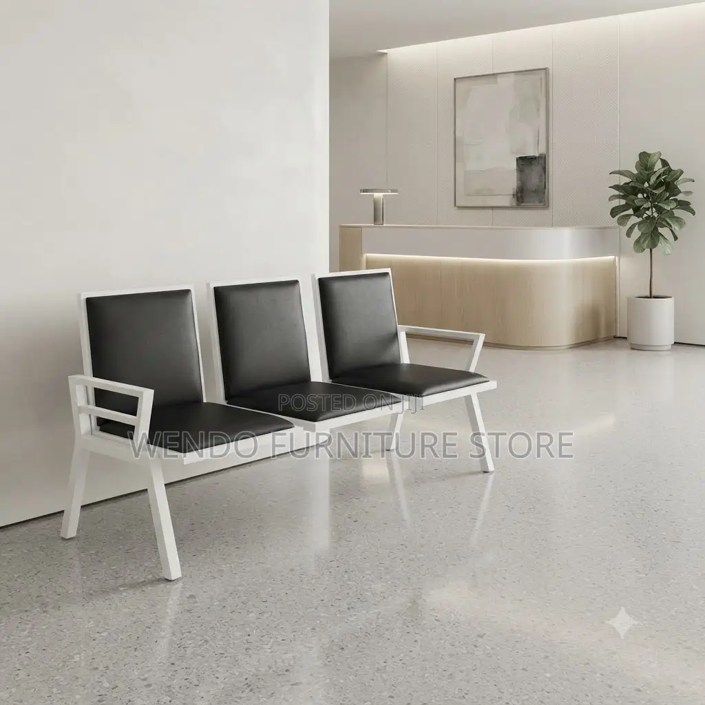 Office Benches; Upholstered Three Seaters Bench