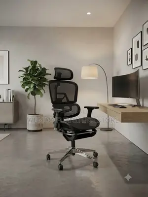 Office Chairs; Orthopedic Office Seat With Foldable Footrest