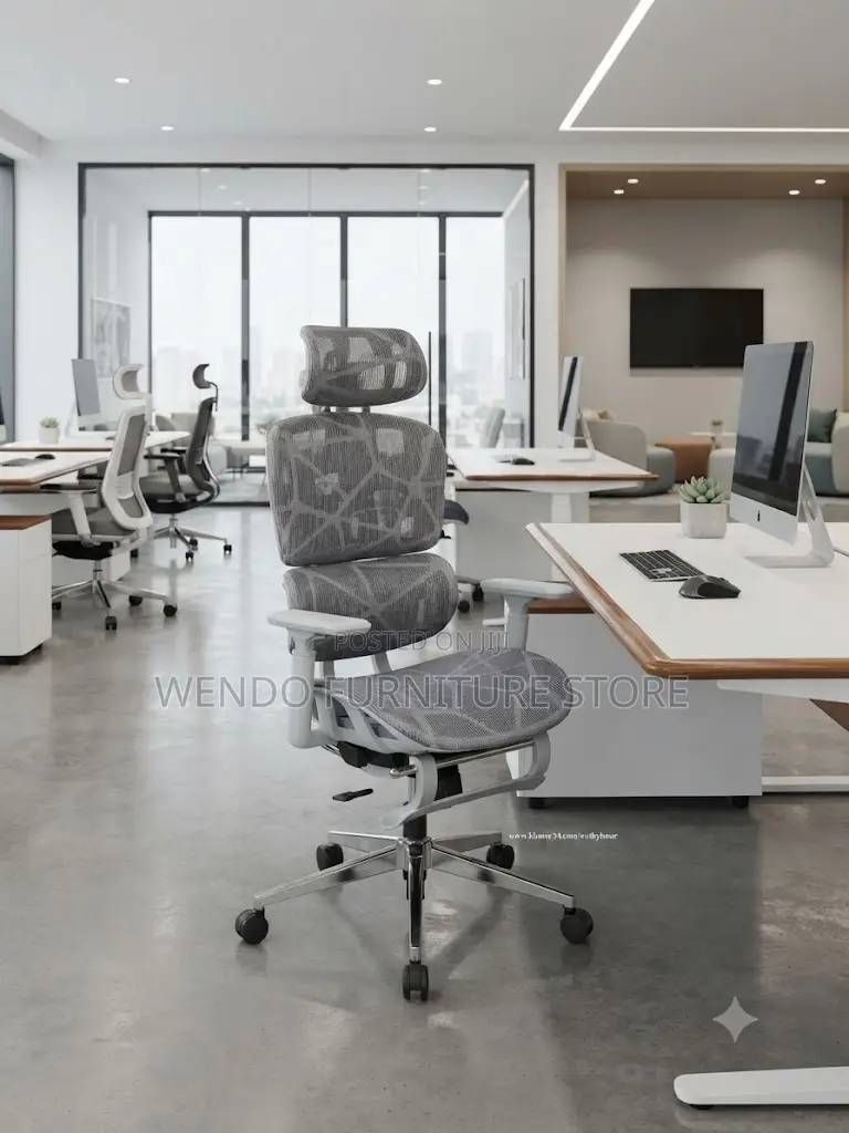 Office Chairs; Orthopedic Office Seat With Foldable Footrest