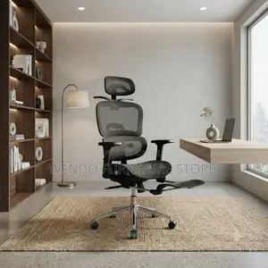 Office Chairs; Orthopedic Office Seat With Foldable Footrest