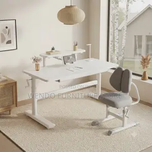 Office Desk; Manual Height Standing Home Office Desk