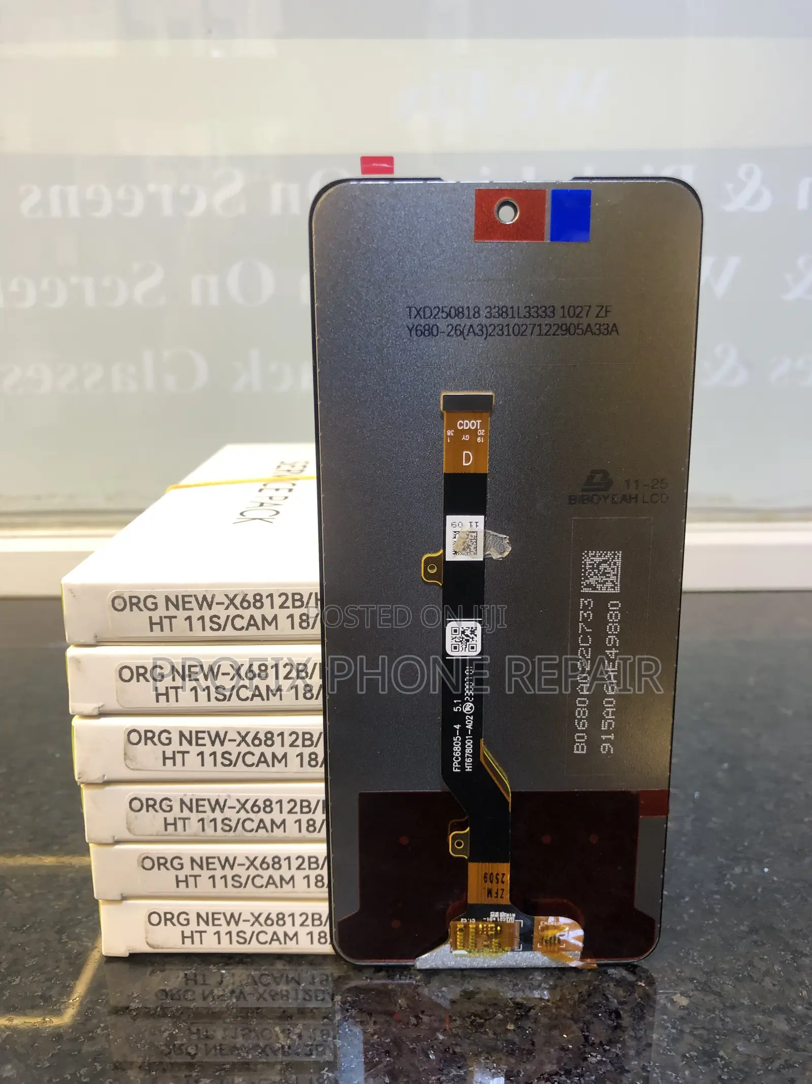 Original Infinix X6812 Damaged Phone Screen Replacement