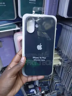 Generic Silicone Protective Case for the iPhone 16 Plus Featuring