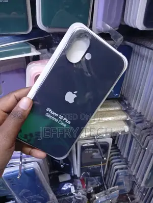 Generic Silicone Protective Case for the iPhone 16 Plus Featuring