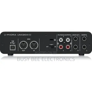 Behringer UMC204HD 2x4 Desktop USB Audio Interface
