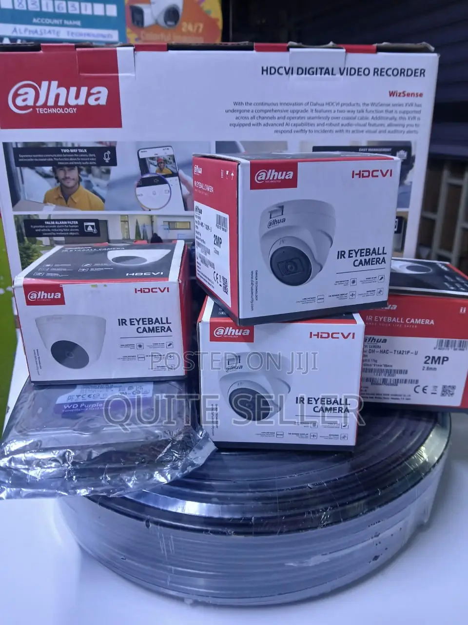 Dahua 8 Camera Security System With DVR Recorder 2mp