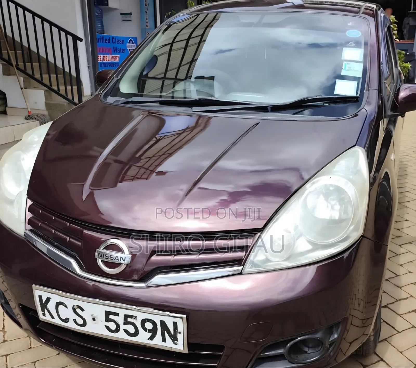 Nissan Note 2010 Burgundy