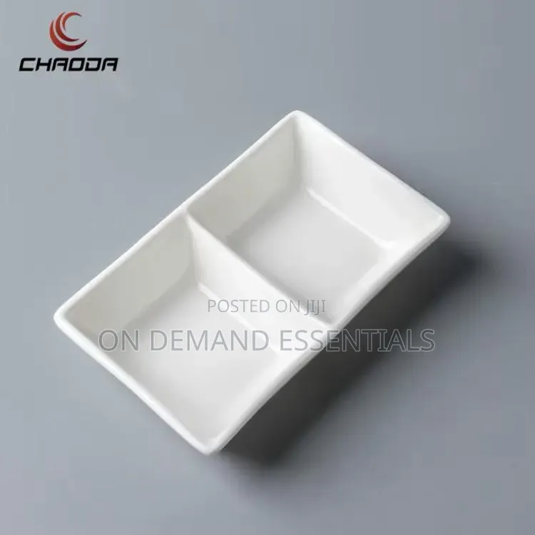 Ceramic Twin Sauce Bowl