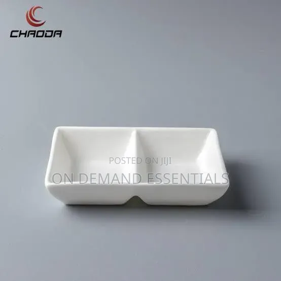 Ceramic Twin Sauce Bowl