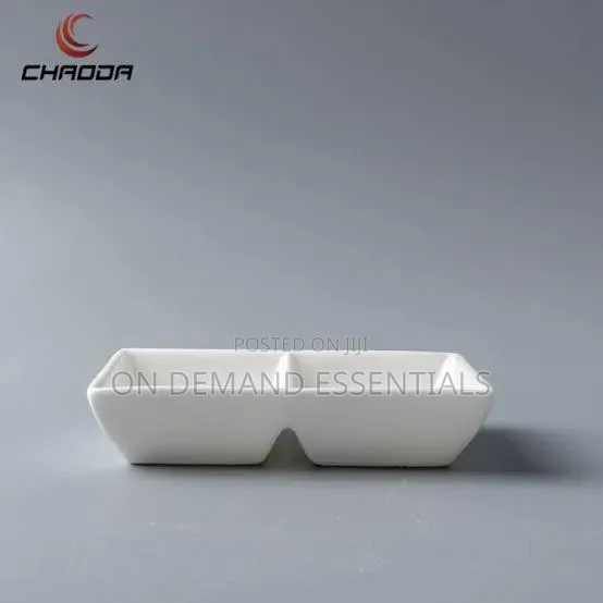 Ceramic Twin Sauce Bowl
