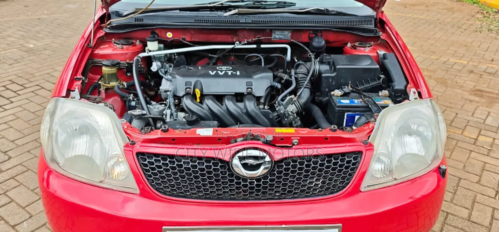 Toyota Corolla RunX 2002 Red