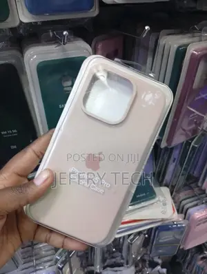 Green Silicone iPhone 15 Pro Case and Is Branded With the Apple Logo.