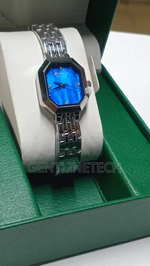 Curren Blanche Women's Silver Octagon Watch