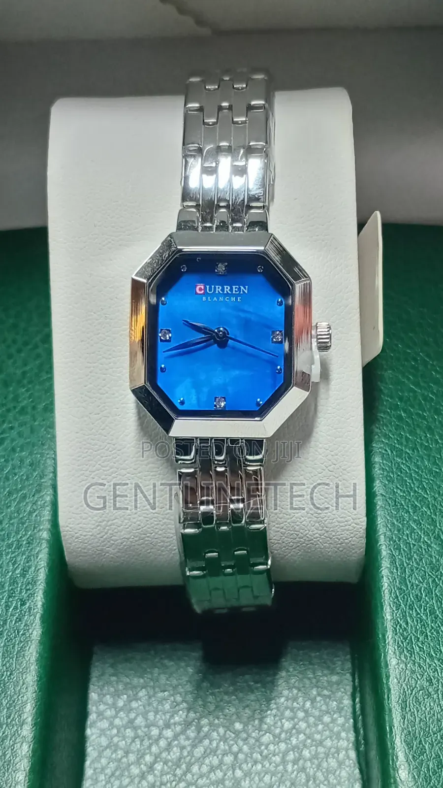 Curren Blanche Women's Silver Octagon Watch