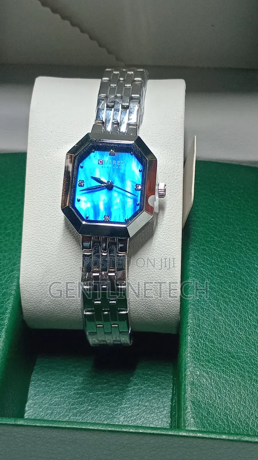 Curren Blanche Women's Silver Octagon Watch