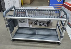 2tier Aluminium Silicone Dishrack Now Available`