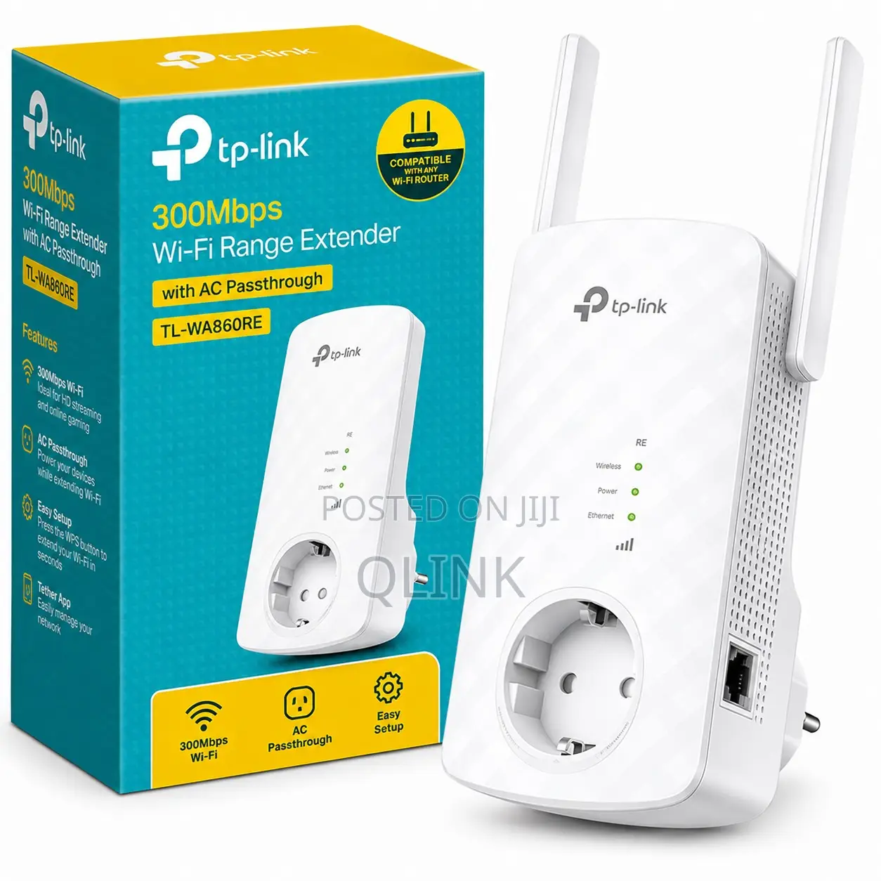 TP-Link 300Mbps Wi-Fi Range Extender - TL-WA860RE