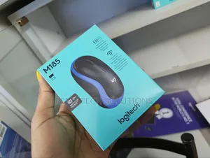 Logitech M185 Wireless Mouse - Blue