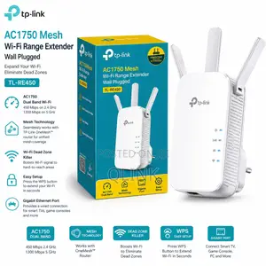 TP-Link AC1750 Mesh Wireless N Range Extender - TL-RE450