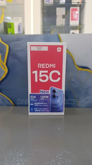 New Xiaomi Redmi 15C 4G 128 GB Black