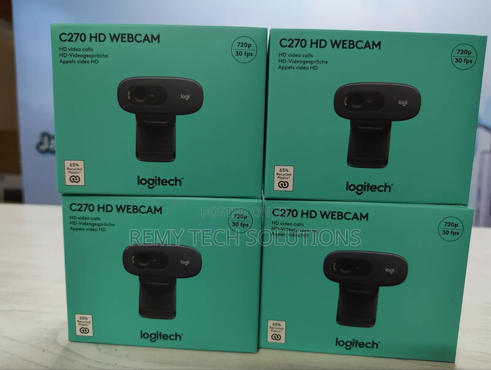 Logitech C270 Desktop or Laptop 720p Widescreen Webcam