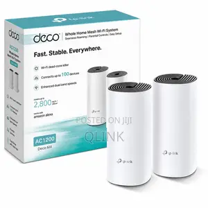 TP-Link Deco M4 AC1200 Whole Home Mesh Wi-Fi System - TL-DECO M4