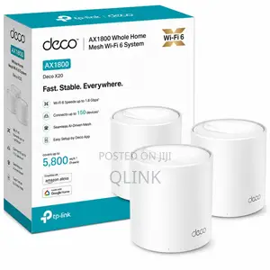 TP-Link Deco X20 AX1800 Whole Home Mesh (3 Pack) - TL-DECO X20