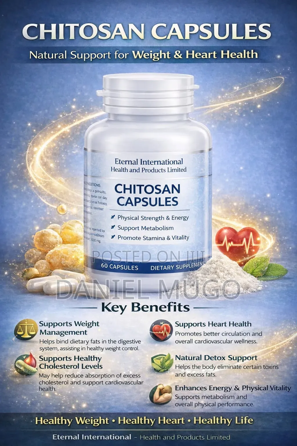 Chitosan, Oyster and Zinc Complex