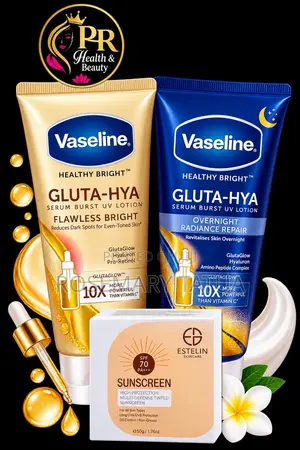 Vaseline Gluta-Hya Radiance Skin Care Set – Day Night Lotion