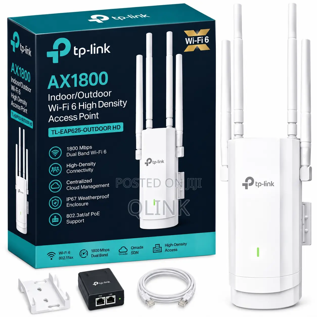 TP-Link AX1800 High Density Access Point - TL-EAP625-OUTDOOR HD