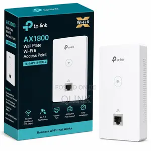TP-Link AX1800 Wall Plate Wi-Fi 6 Access Point - TL-EAP615-WALL