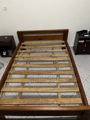 Strong 4*6 Mahogany Bed - Quick Sale!