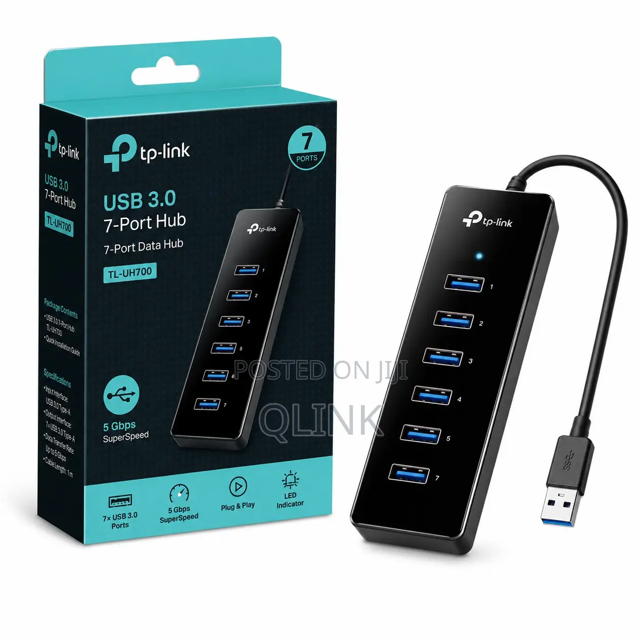 TP-Link USB 3.0 7-Port Hub - TL-UH700