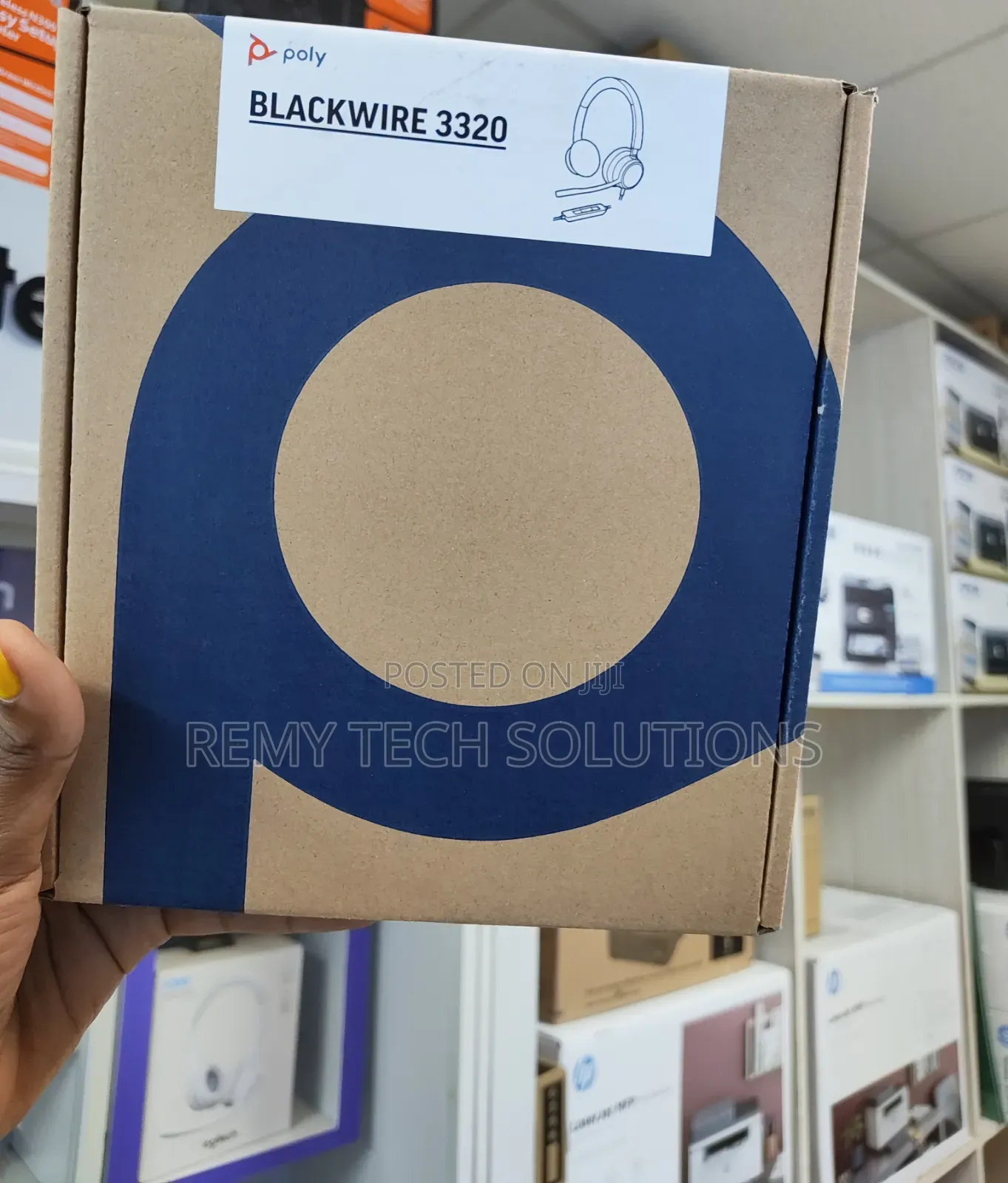 Poly Blackwire 3320 Headset || Poly Blackwire 3320 Headset
