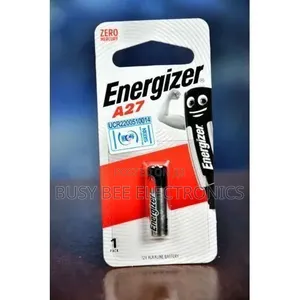 Energizer A27 Battery 12V Miniature Alkaline - Keyless Replacement