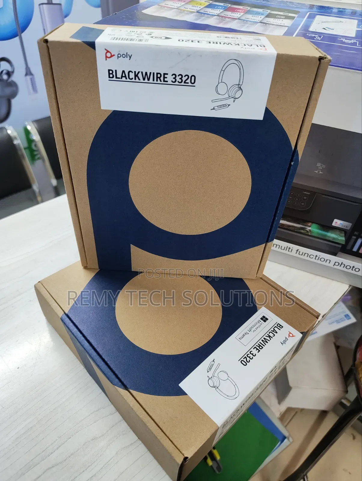 Poly 3320 USB-C/USB-a Headphones With Noise Cancelling Mic