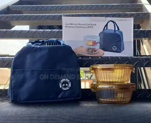 2 Food Containers+Lunch Bag Set