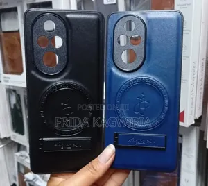 Honor 200 Pro Leather Back Cover With Stand