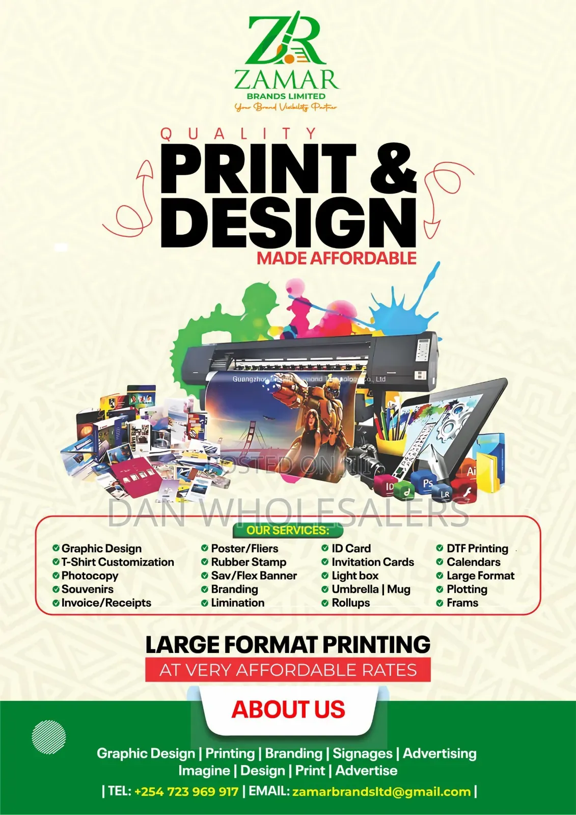Printing and Branding Services