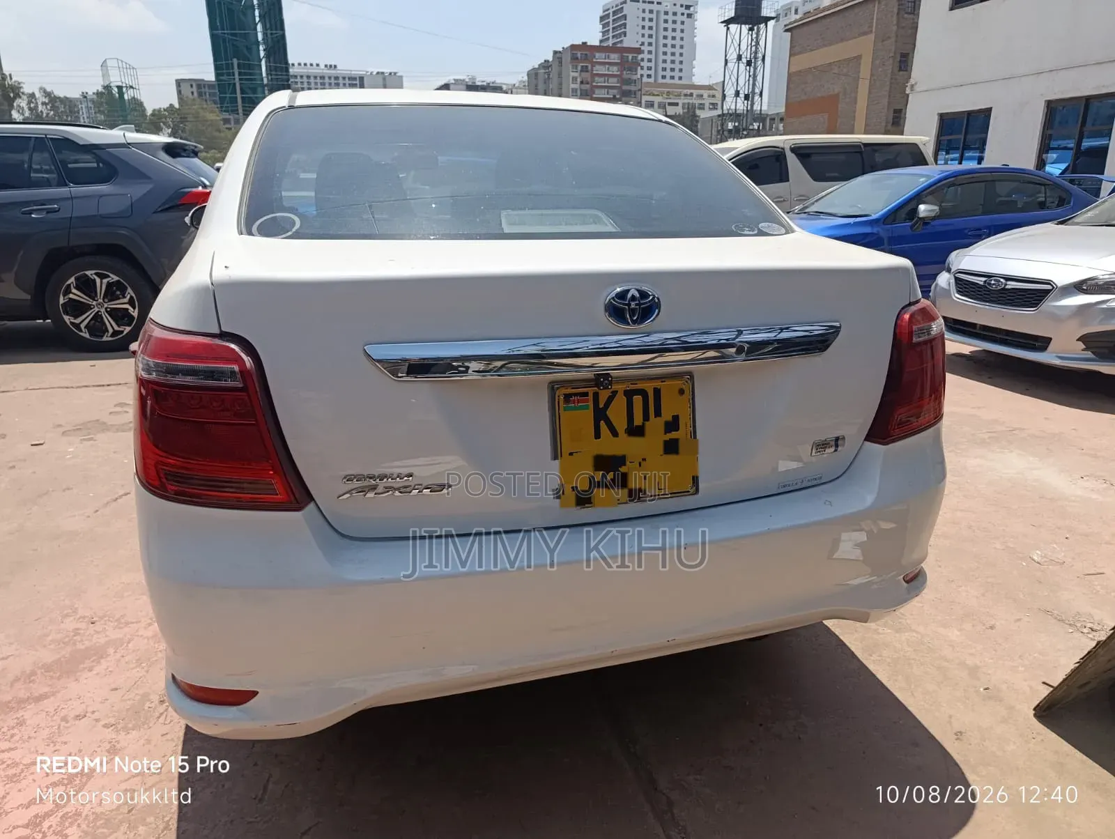 Toyota Axio 2016 Pearl