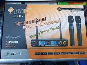 BNK X 35 Professional Dual Channel Wireless Microphone System